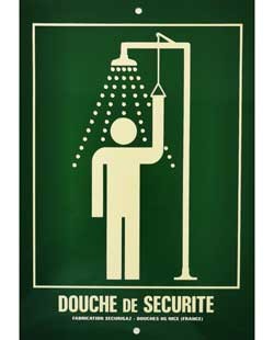 Panneau d'affichage Douche